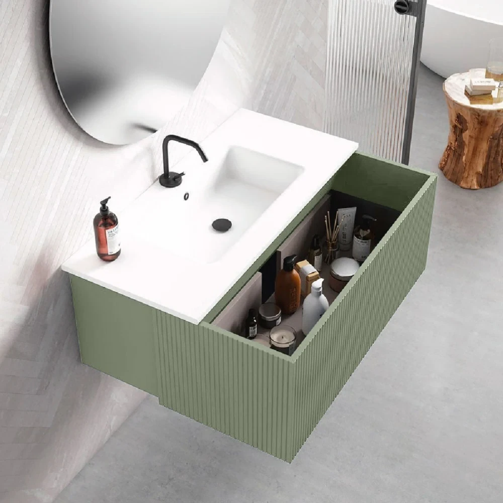 Green Modern Bathroom Vanity basin Green Modern Bathroom Vanity basin