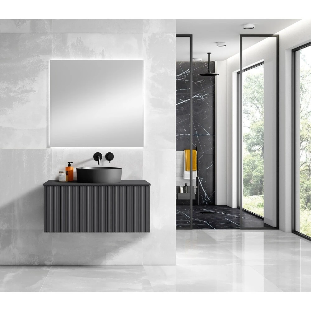 Green Modern Bathroom Vanity black Green Modern Bathroom Vanity black