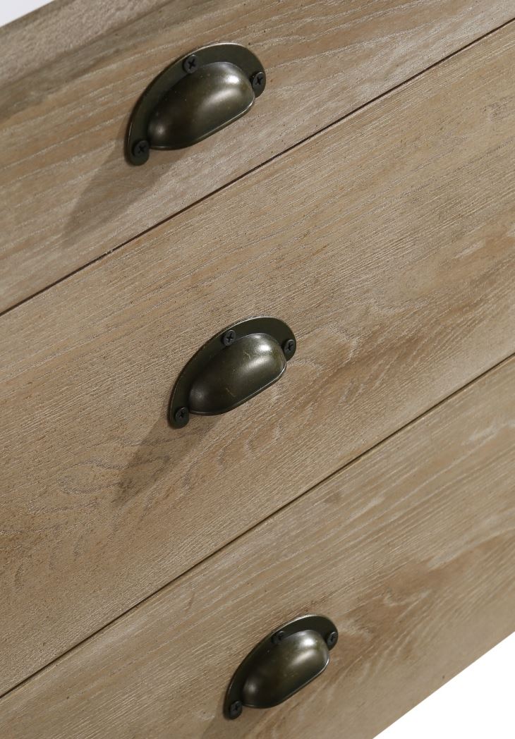 Simple Antique Wooden Bathroom Cabinet
