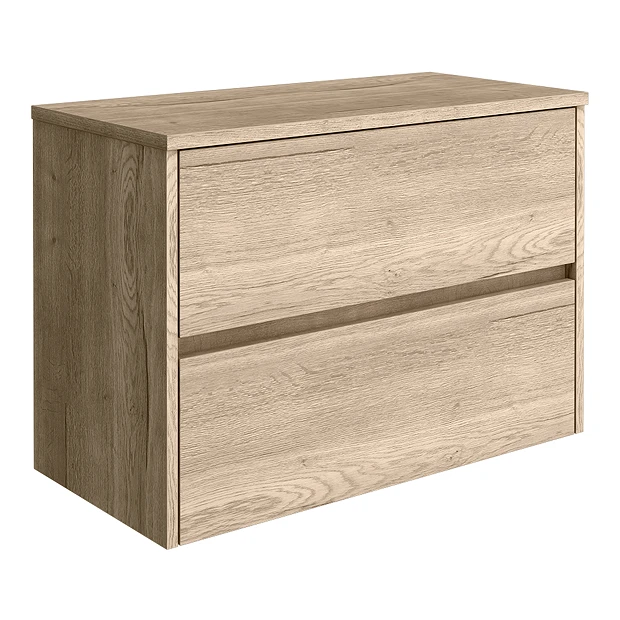 Rustic Oak Bathroom Vanity