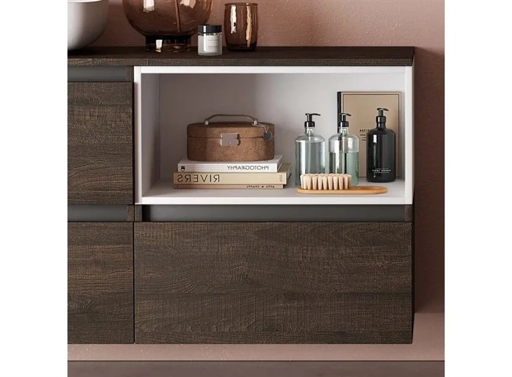 Brown Bathroom Cabinet